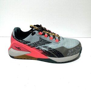 Reebok Nano X1 Gray and Pink Athletic Shoes